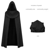Hooded Cloak - Black