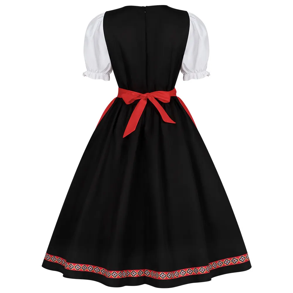 Halloween Oktoberfest Embroidered Beer Dress Cosplay Costume detail 6