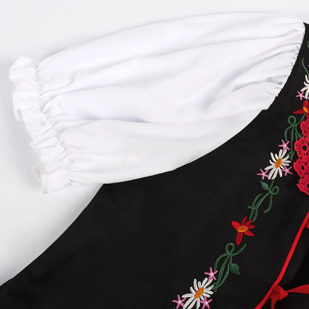 Halloween Oktoberfest Embroidered Beer Dress Cosplay Costume detail 9
