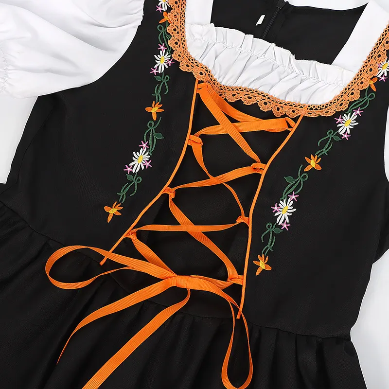Halloween Oktoberfest Embroidered Beer Dress Cosplay Costume detail 18