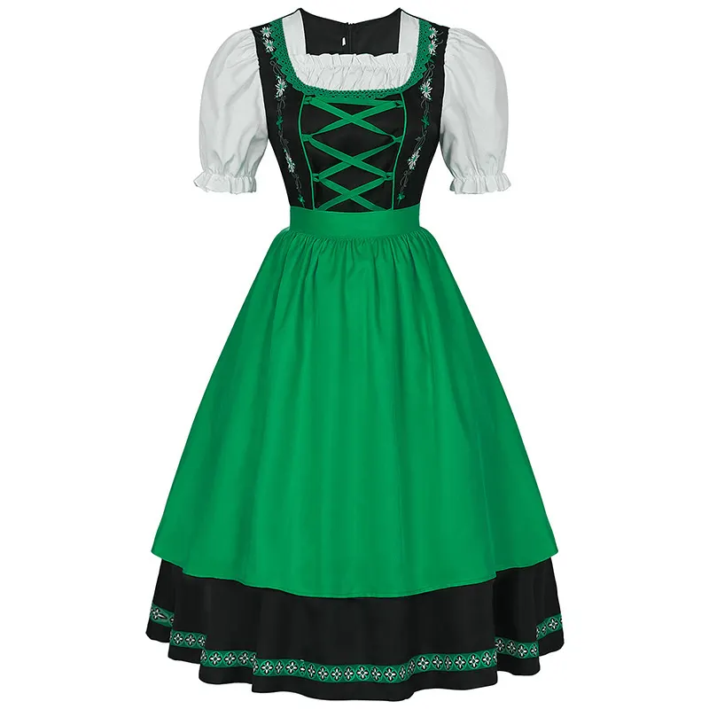 Halloween Oktoberfest Embroidered Beer Dress Cosplay Costume detail 24