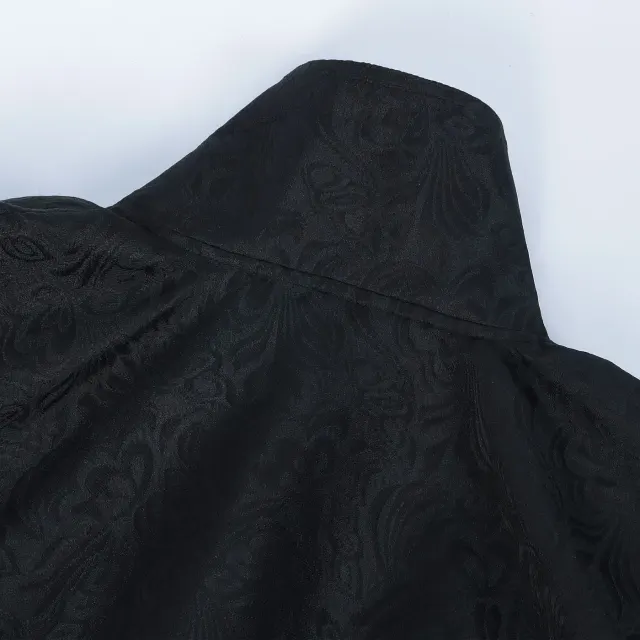 Halloween Royal Hooded Cape with Beaded Chain Details detail 8