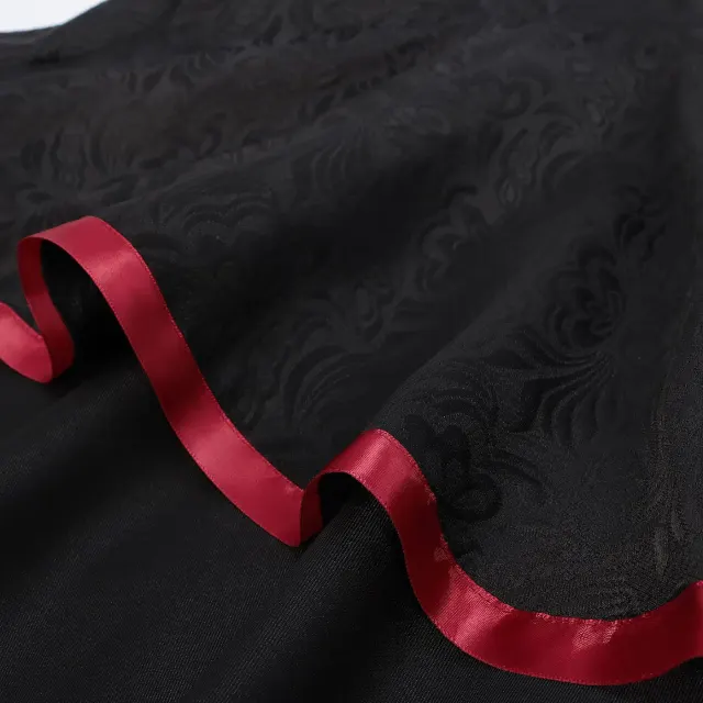 Halloween Royal Hooded Cape with Beaded Chain Details detail 9