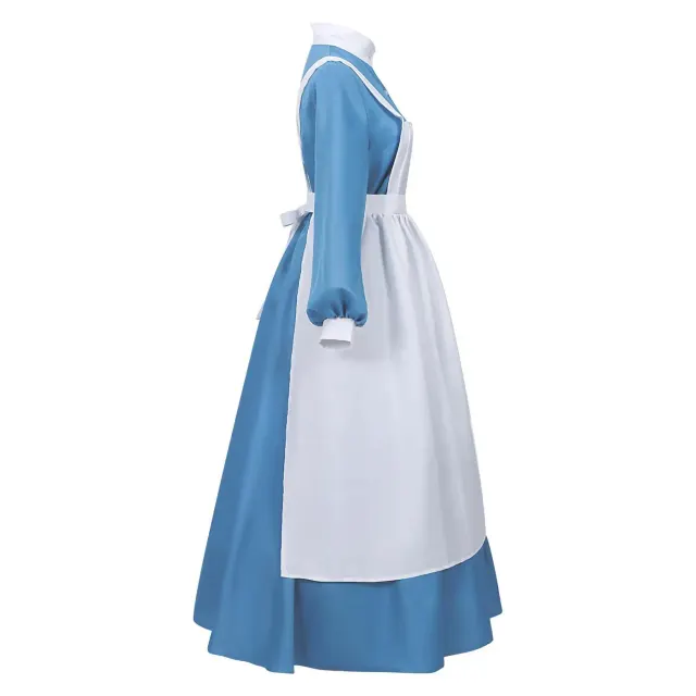 Historical Civil War Nurse Costume Dress for Halloween Cosplay detail 2