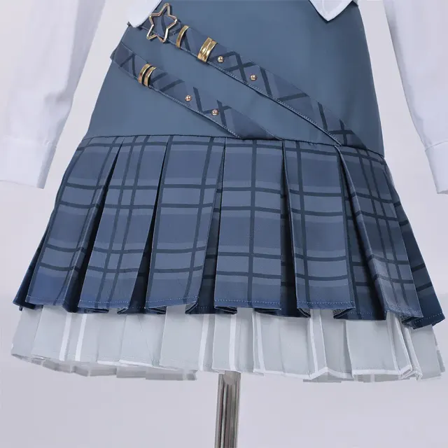 Honor of Kings Shining Plan White Women's Cosplay Uniform detail 3