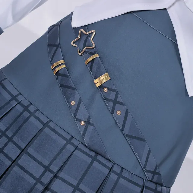 Honor of Kings Shining Plan White Women's Cosplay Uniform detail 5