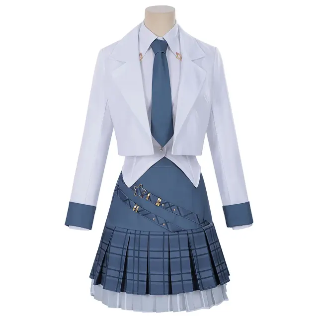 Honor of Kings Shining Plan White Women's Cosplay Uniform detail 10