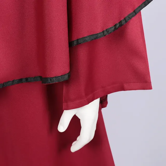 Hooded Halloween Cosplay Robe Cloak for Medieval Dark Wizard detail 7