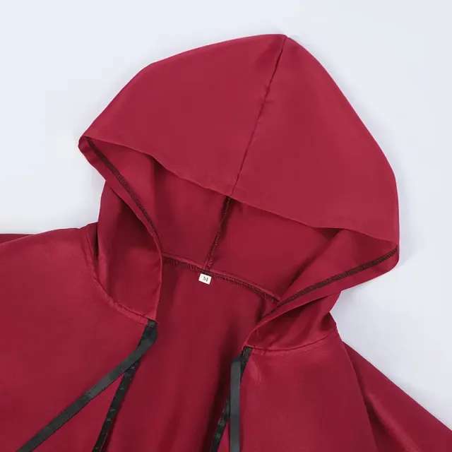 Hooded Halloween Cosplay Robe Cloak for Medieval Dark Wizard detail 8