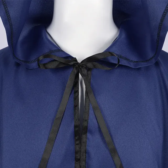 Hooded Halloween Cosplay Robe Cloak for Medieval Dark Wizard detail 16