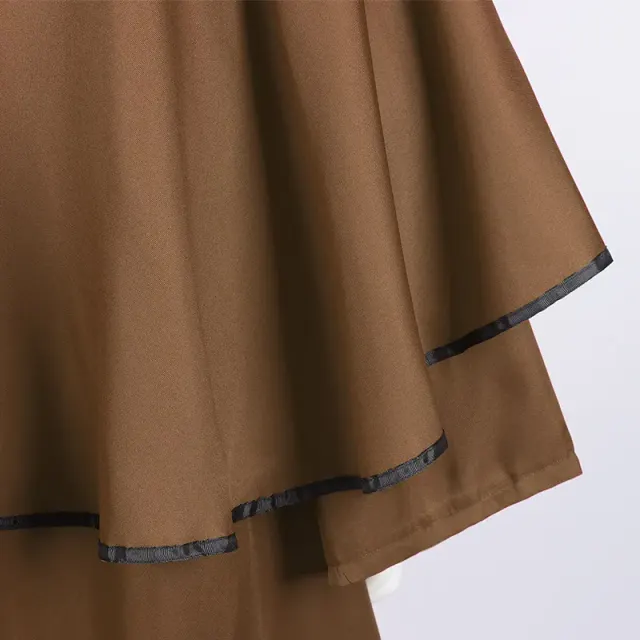 Hooded Halloween Cosplay Robe Cloak for Medieval Dark Wizard detail 21