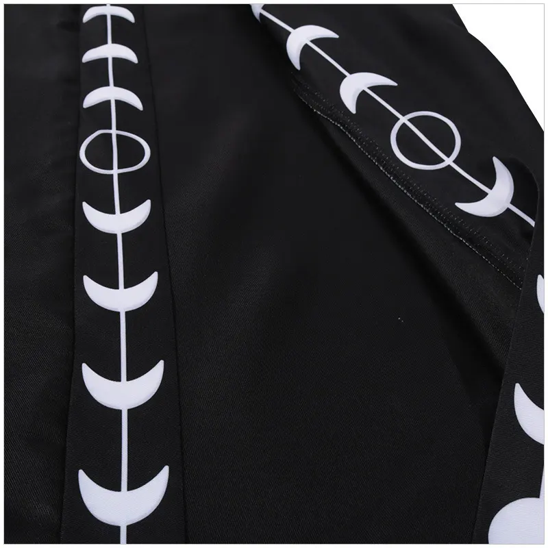 Hooded Printed Halloween Cape for Medieval Renaissance Cosplay detail 2