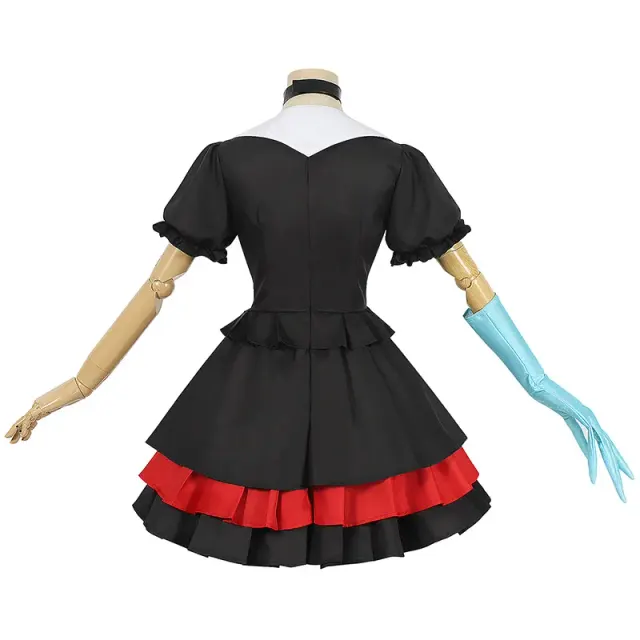 Ensemble cosplay Nuit d'horreur : Stella la muette et l'infirmière Heather détail 4