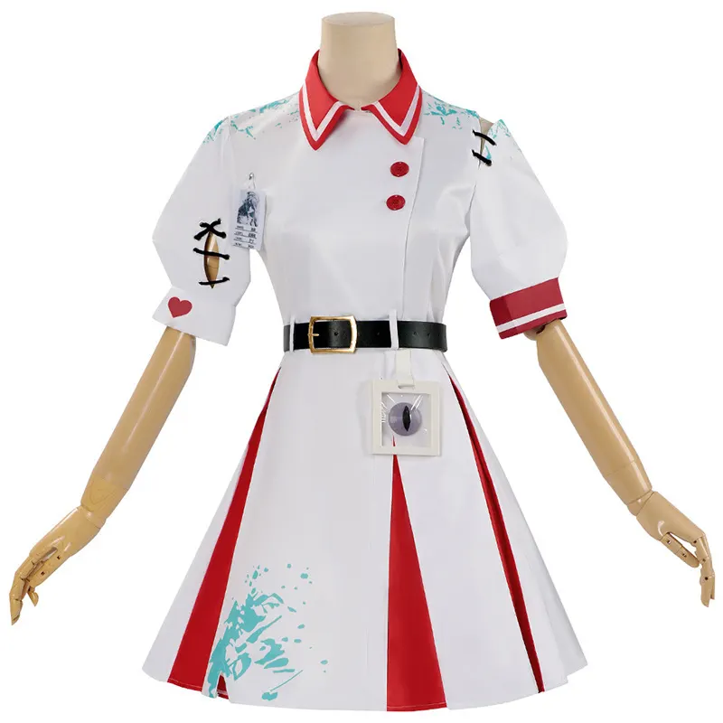 Horror Night Mute Girl Stella & Nurse Heather Cosplay Set detail 14