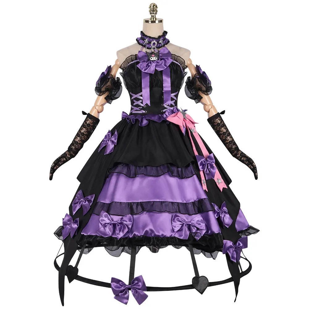 Identity V Bloody Queen My Melody Cosplay Costume & Wig detail 7