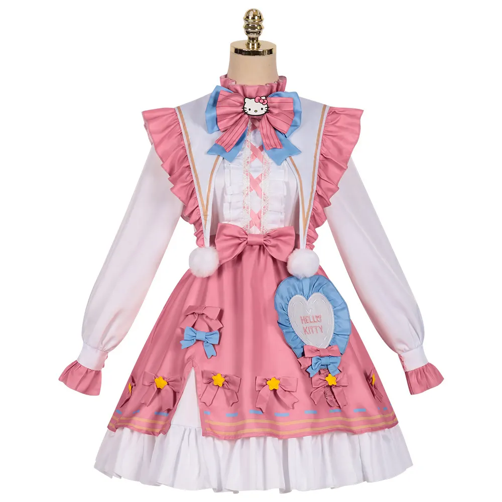 Identity V Bloody Queen My Melody Cosplay Costume & Wig detail 11