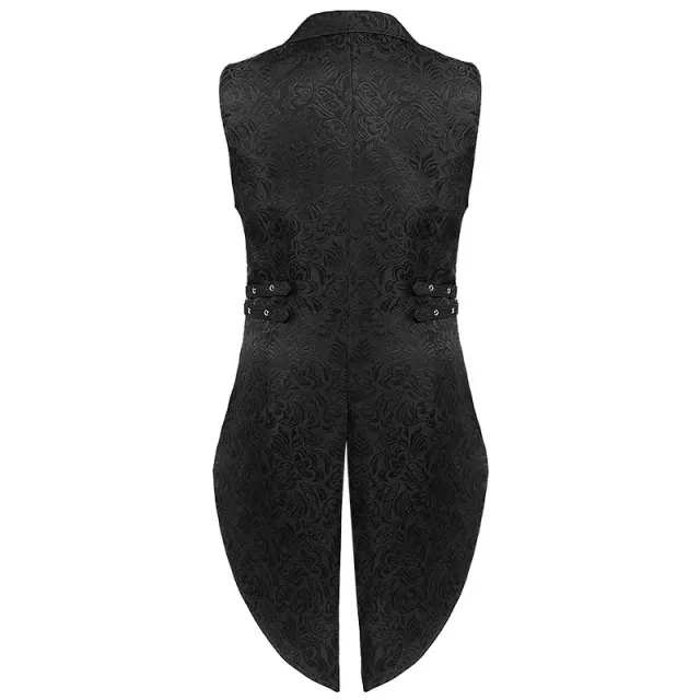 Jacquard Steampunk Vest for Victorian Stage Costume detail 5