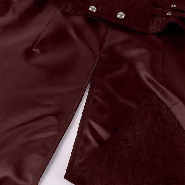 Jacquard Steampunk Vest for Victorian Stage Costume detail 18