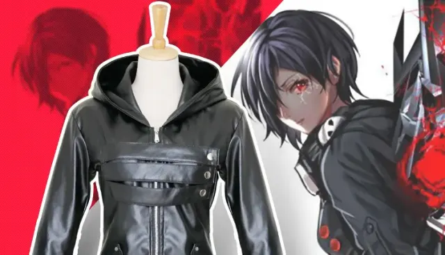 Japanese Anime Ghoul Touka Cosplay Costume Set for Women detail 1