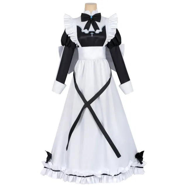 detalle de Vestido largo cosplay Lolita de doncella fantasma japonesa 1