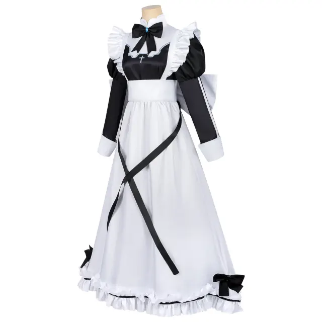detalle de Vestido largo cosplay Lolita de doncella fantasma japonesa 2