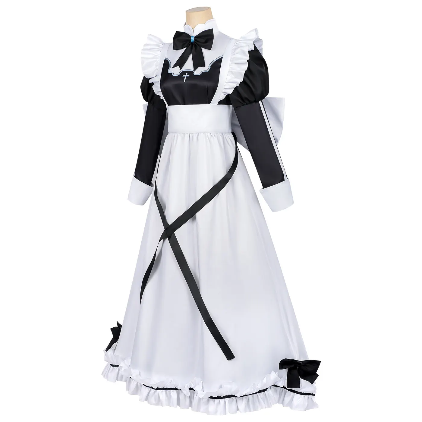 Japanese Ghost Maid Cosplay Lolita Long Dress detail 2