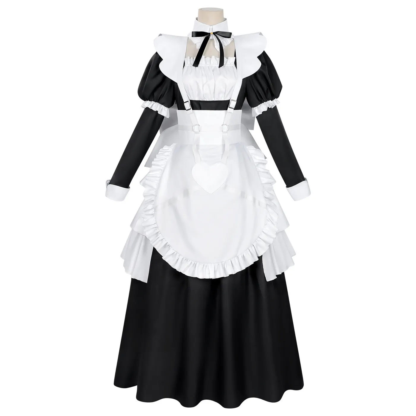 Japanese Ghost Maid Cosplay Lolita Long Dress detail 11