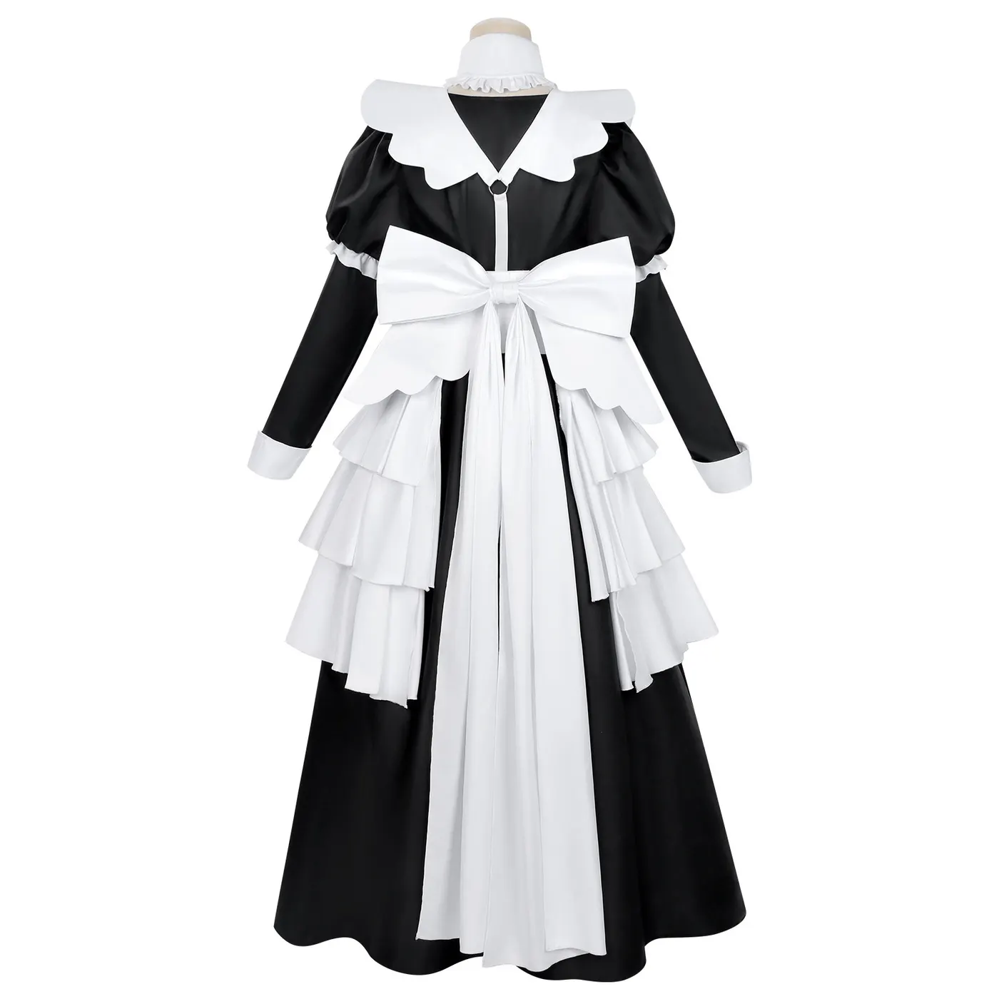 Japanese Ghost Maid Cosplay Lolita Long Dress detail 12