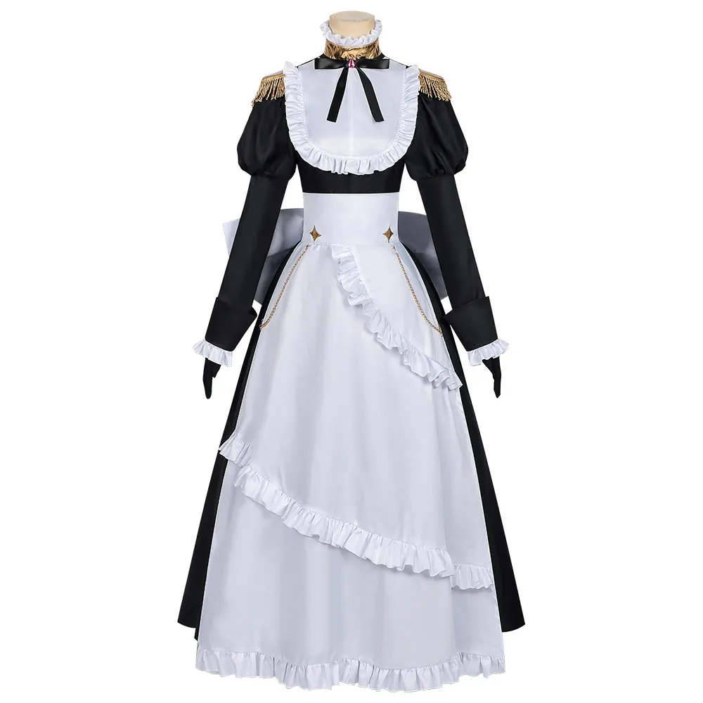 Japanese Ghost Maid Cosplay Lolita Long Dress detail 13