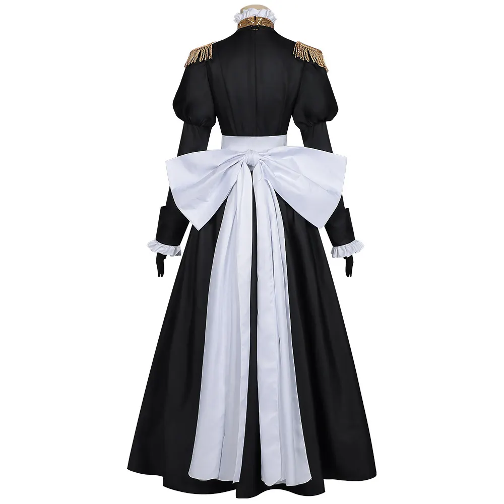 Japanese Ghost Maid Cosplay Lolita Long Dress detail 15
