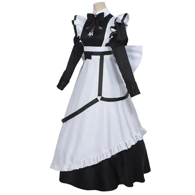 detalle de Vestido largo cosplay Lolita de doncella fantasma japonesa 18