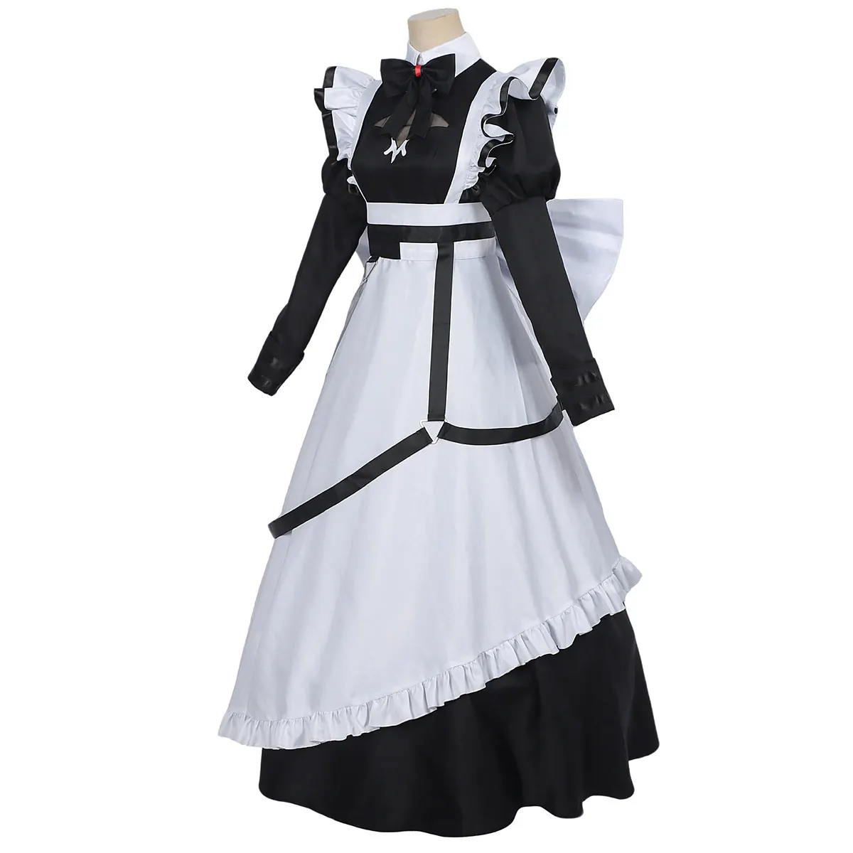 Japanese Ghost Maid Cosplay Lolita Long Dress detail 18