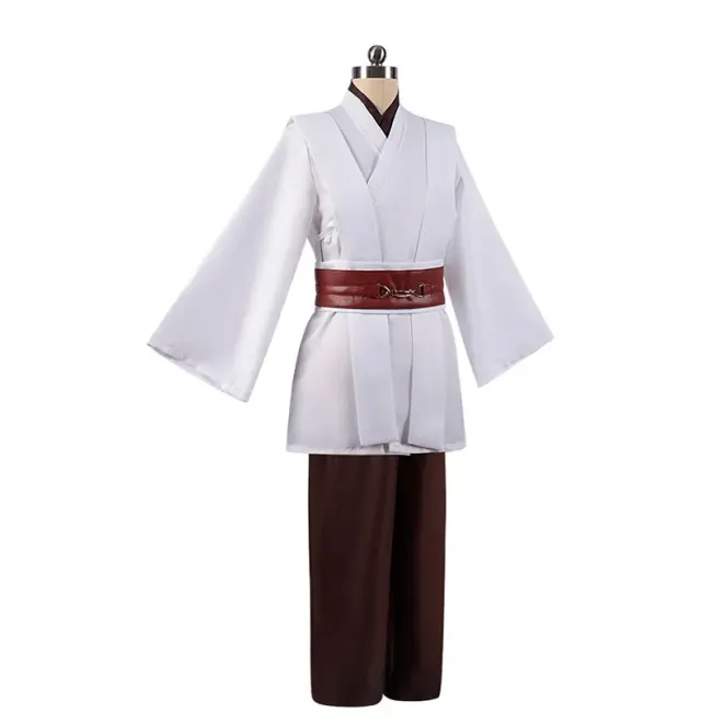 Jedi-Style Hooded Cosplay Cape for Kids and Adults detail 1