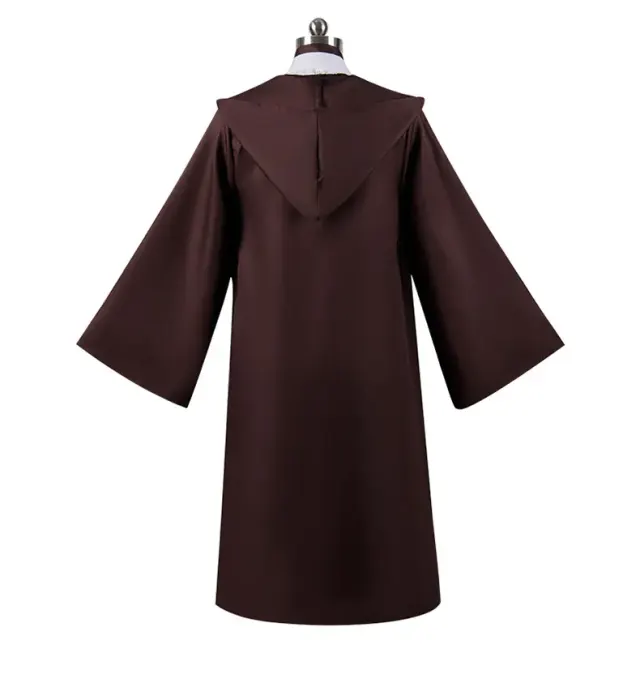 Jedi-Style Hooded Cosplay Cape for Kids and Adults detail 5