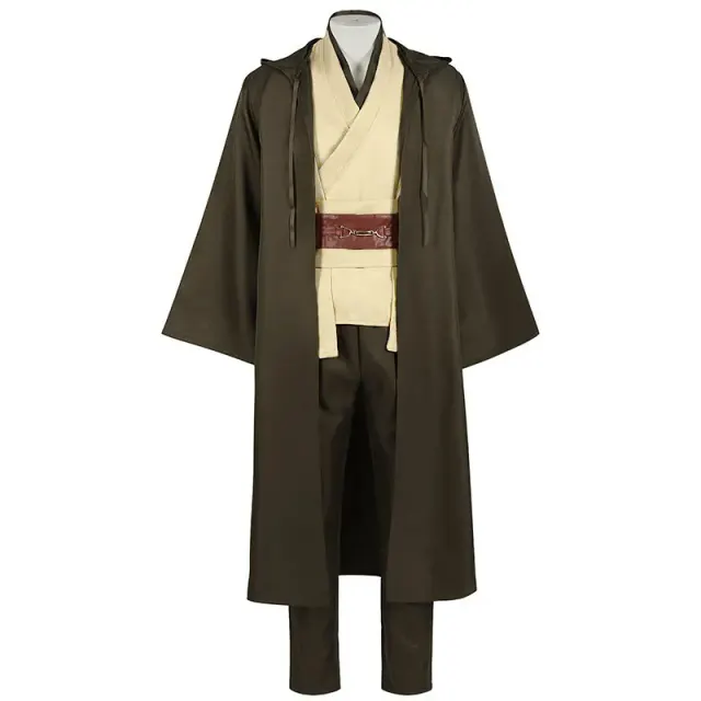 Jedi-Style Hooded Cosplay Cape for Kids and Adults detail 10