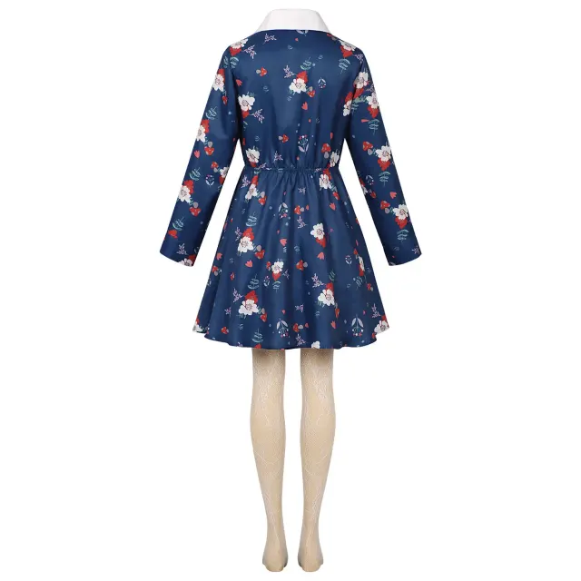 Costume cosplay robe à fleurs Harley Quinn Joker 2 pour Halloween détail 3
