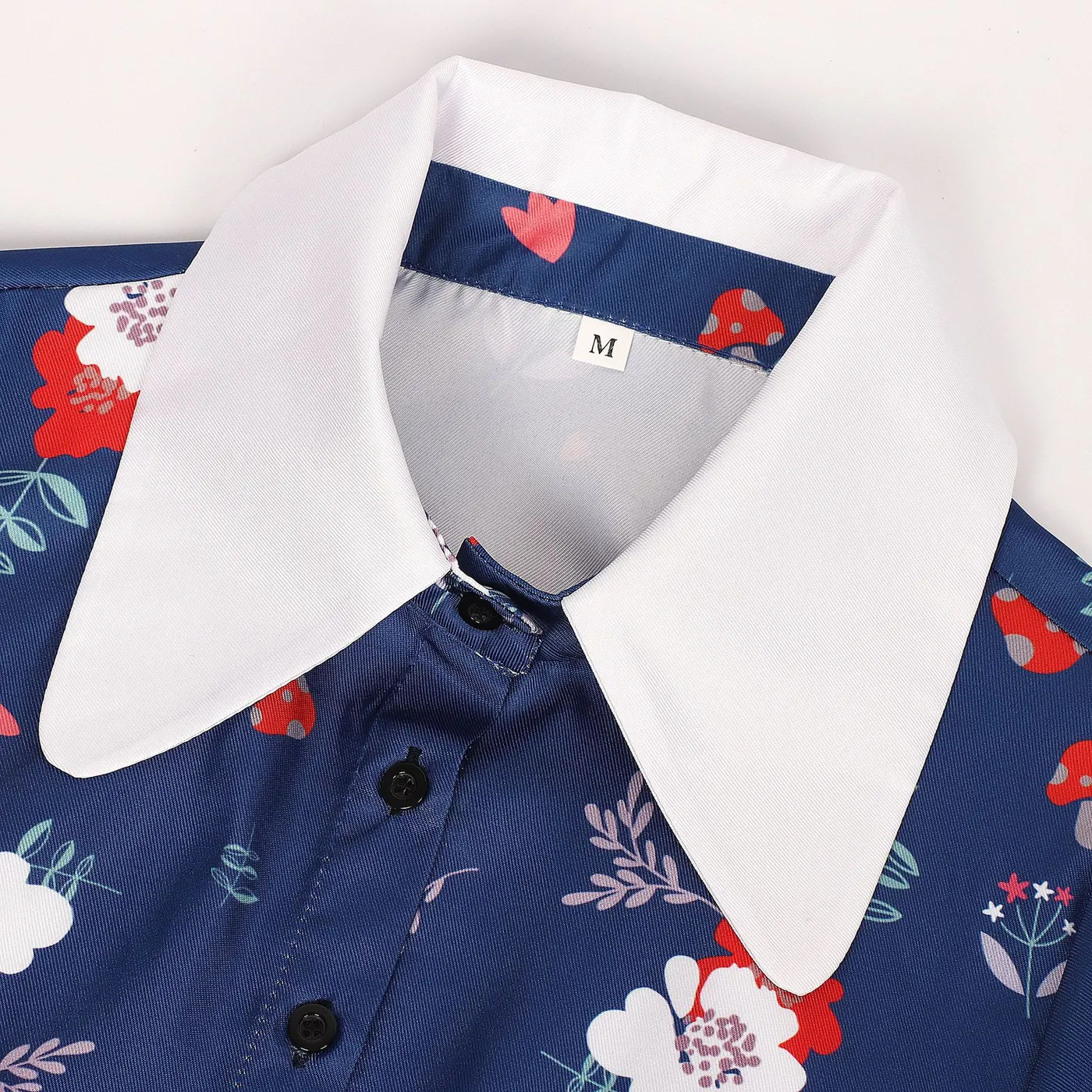 Halloween Joker 2 Harley Quinn Floral Dress Cosplay Costume detail 4