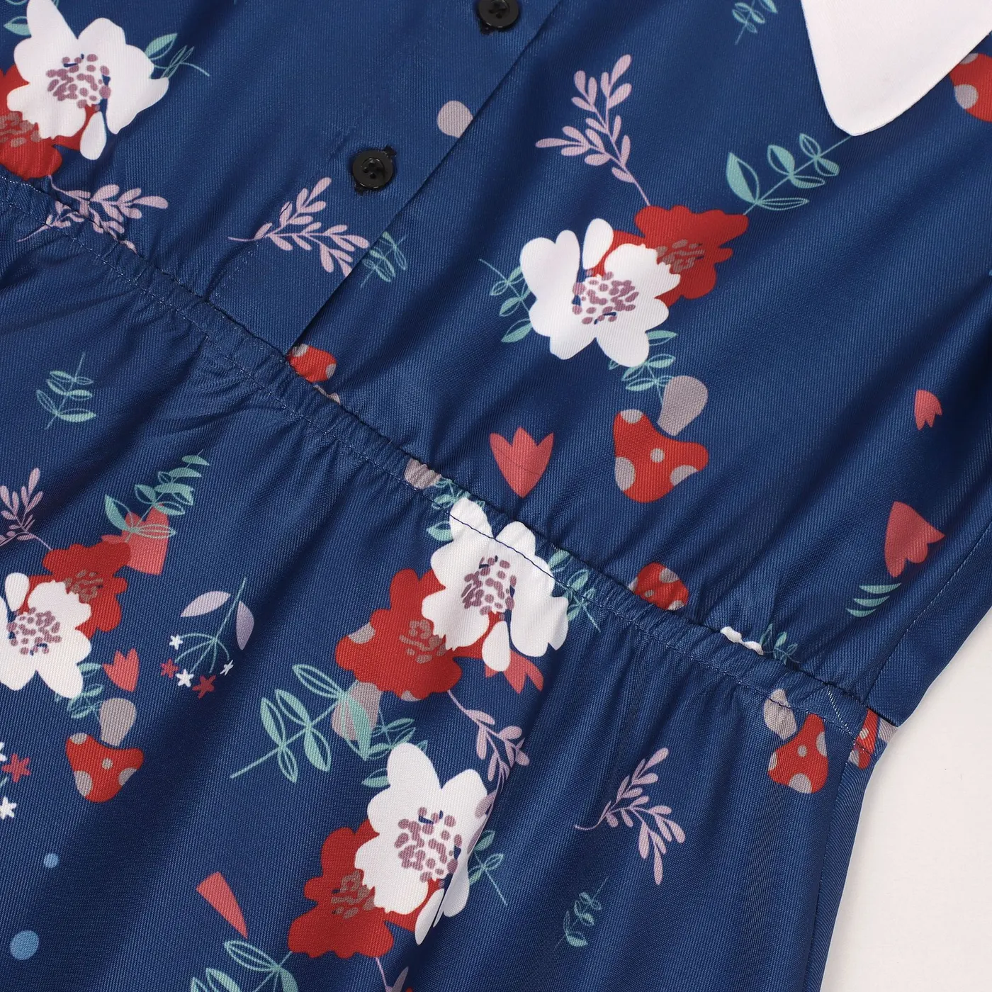 Halloween Joker 2 Harley Quinn Floral Dress Cosplay Costume detail 7