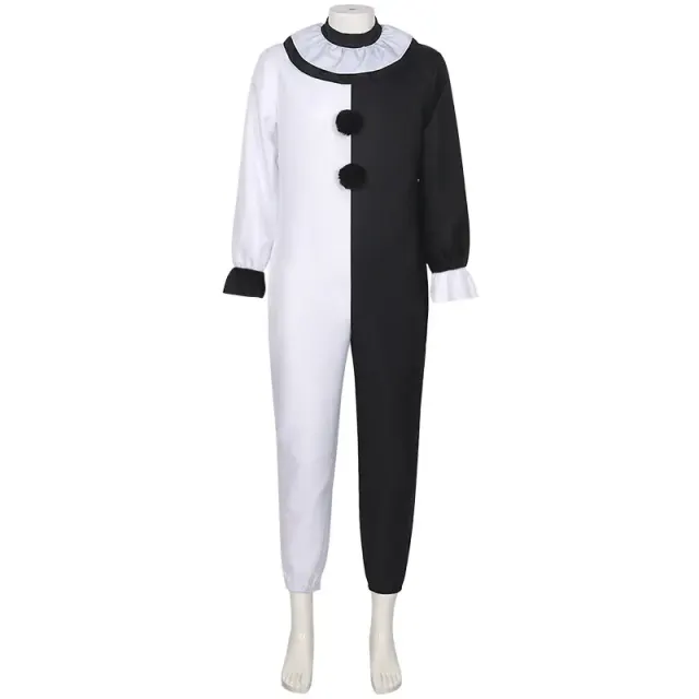 Costume cosplay robe à fleurs Harley Quinn Joker 2 pour Halloween détail 15