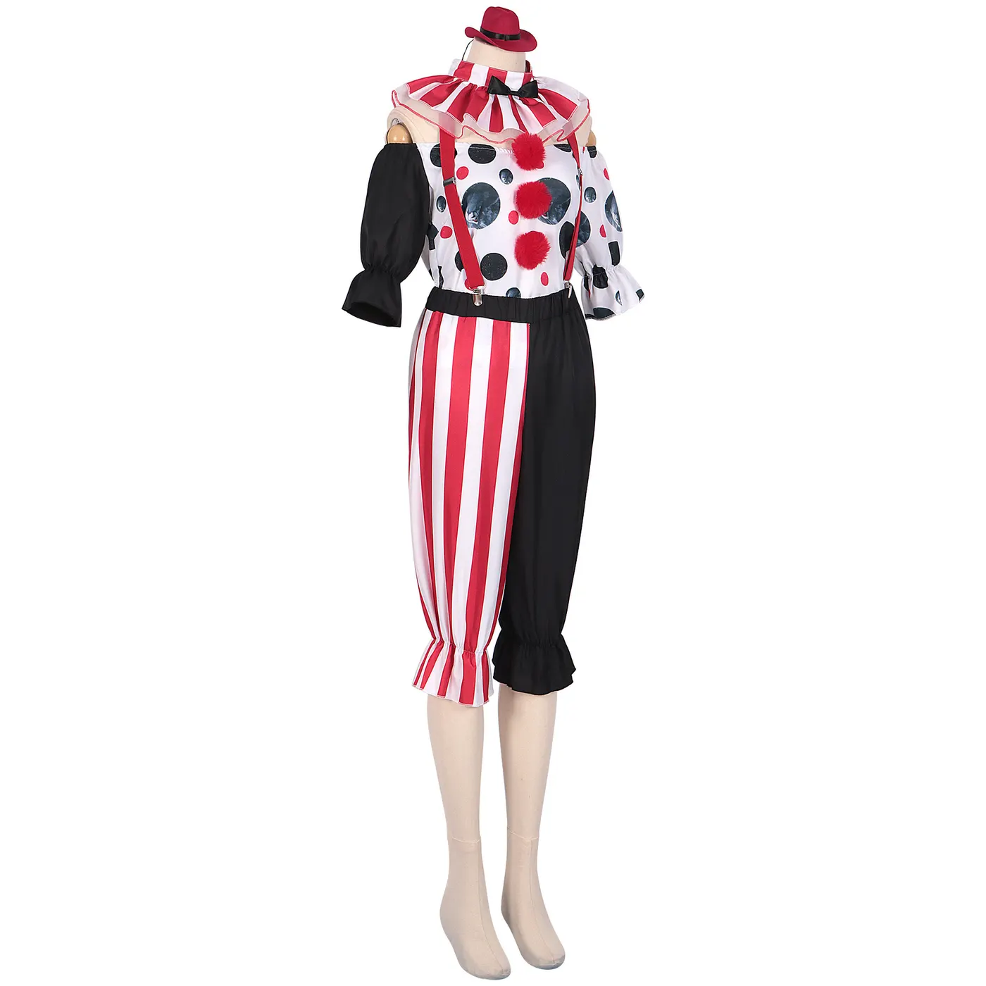 Halloween Joker 2 Harley Quinn Floral Dress Cosplay Costume detail 18