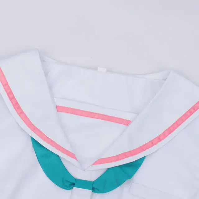 Kaguya Hime Sakura Print JK Sailor Cosplay Costume detail 4