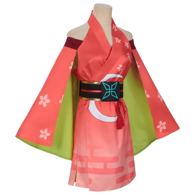 Kaguya Tsukimi Cherry Blossom Off-Shoulder Cosplay Costume detail 2