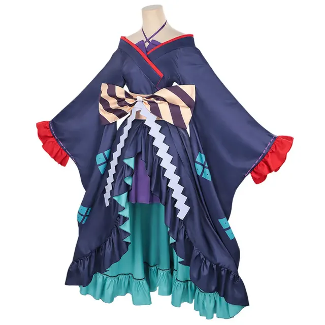 Kaguya Tsukimi Cherry Blossom Off-Shoulder Cosplay Costume detail 13