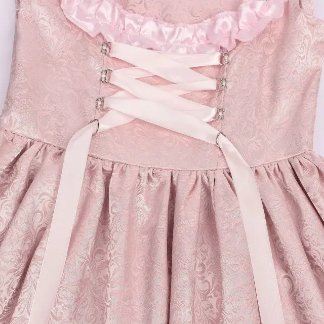 Kids Bavarian Dirndl Oktoberfest Halloween Costume Dress detail 7