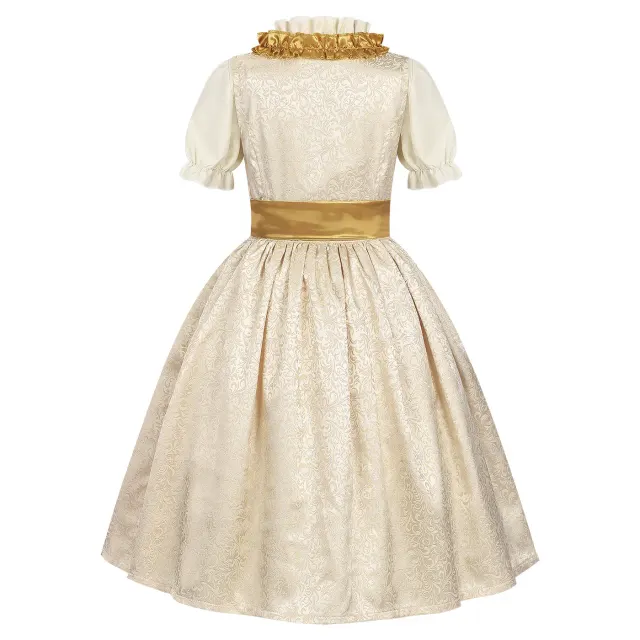 Kids Bavarian Dirndl Oktoberfest Halloween Costume Dress detail 16