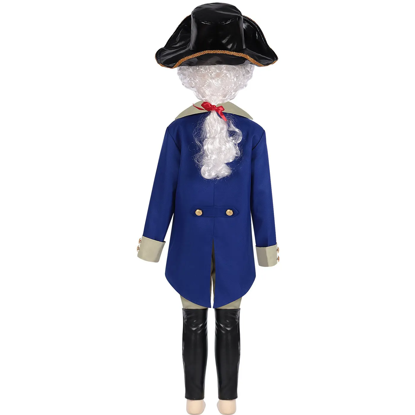Kids Caribbean Pirate and President Role-Play Costume Set detail 5