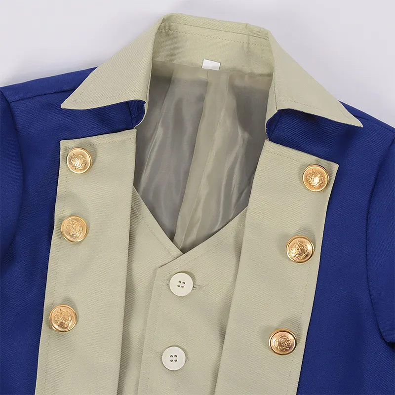 Kids Caribbean Pirate and President Role-Play Costume Set detail 6