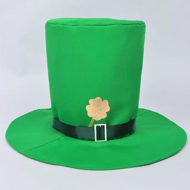 Kids Irish Elf Costume Set with Shamrock Detail detail 5