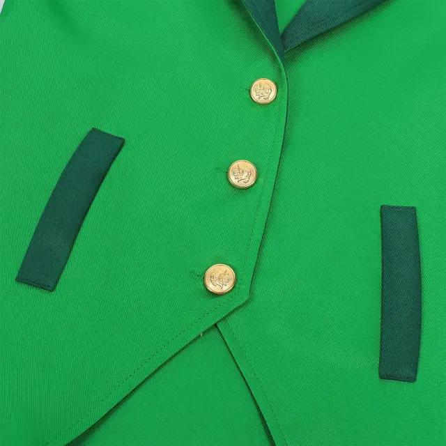 Kids Irish Elf Costume Set with Shamrock Detail detail 7