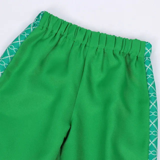 Kids Irish Elf Costume Set with Shamrock Detail detail 9